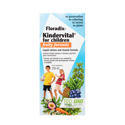 Floradix  Kindervital® for children - fruity formula, Liquid calcium and vitamin formula