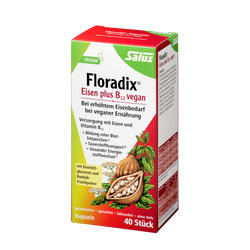 Floradix®, Iron plus B12 vegan capsules
