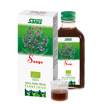 Pure fresh plant juice Sage