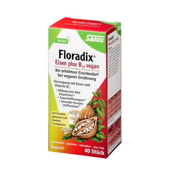 Floradix®, Iron plus B12 vegan capsules