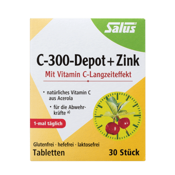 C-300-depot with zinc, Tablets