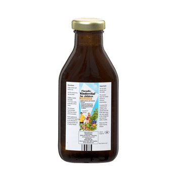 Floradix  Kindervital® for children - fruity formula, Liquid calcium and vitamin formula