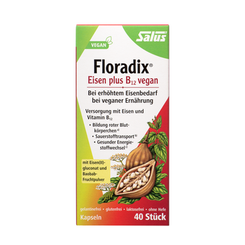 Floradix®, Iron plus B12 vegan capsules