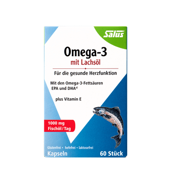 Omega-3 capsules with salmon oil