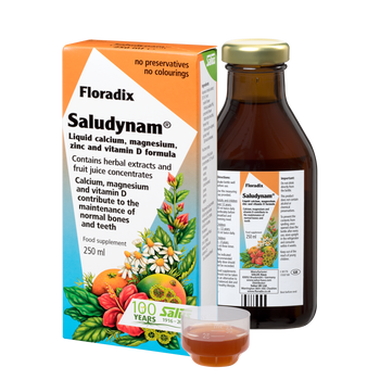 Floradix  Saludynam®, Liquid calcium, magnesium, zinc and vitamin D formula