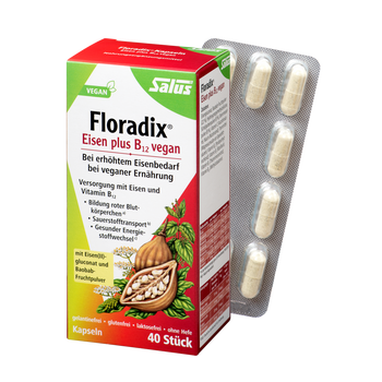 Floradix®, Iron plus B12 vegan capsules