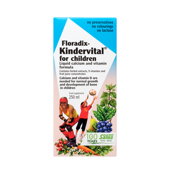 Floradix  Kindervital® for children,  Liquid calcium and vitamin formula